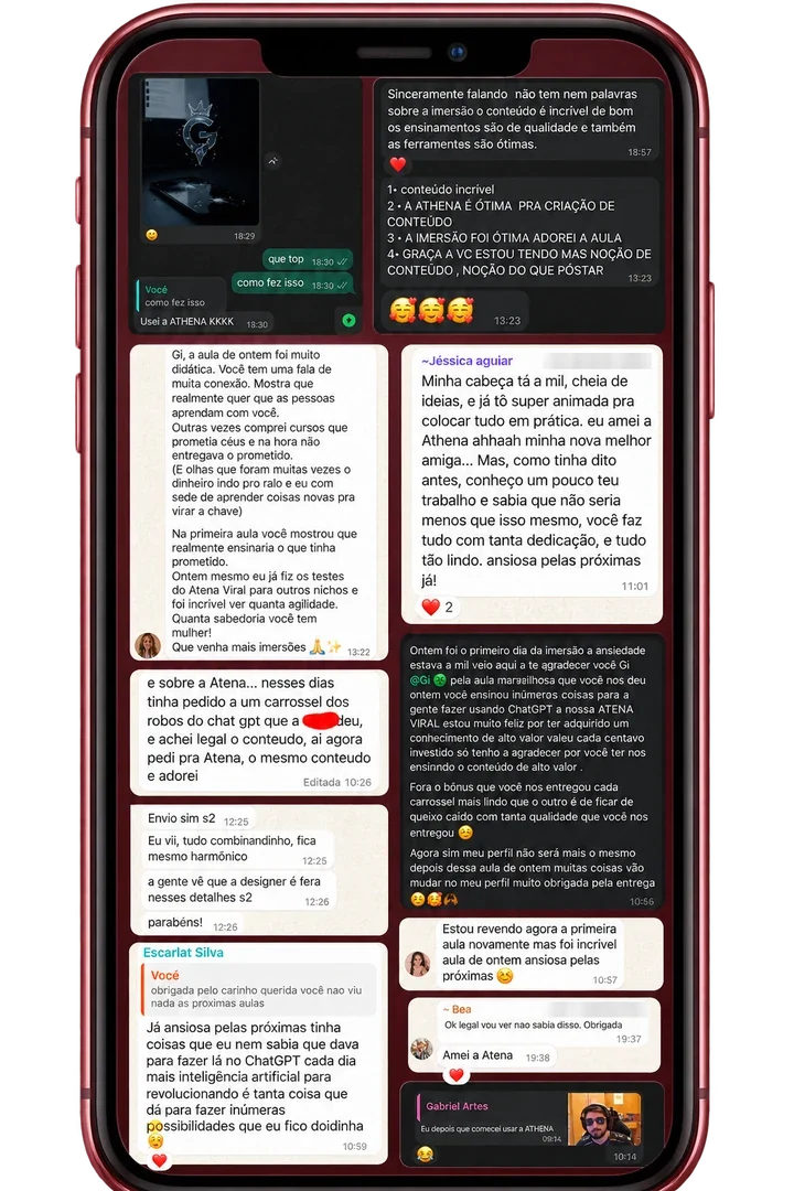 Conversa de cliente sobre as estratégias